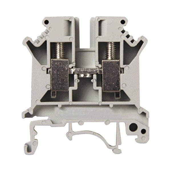 Automation Systems Interconnect Feed Through Terminal Block, Screw Terminal Block, 8.2mm Wide, 26-8 AWG, 50 Amp, 600 Volt, 50-PK ASIUK6N - main
